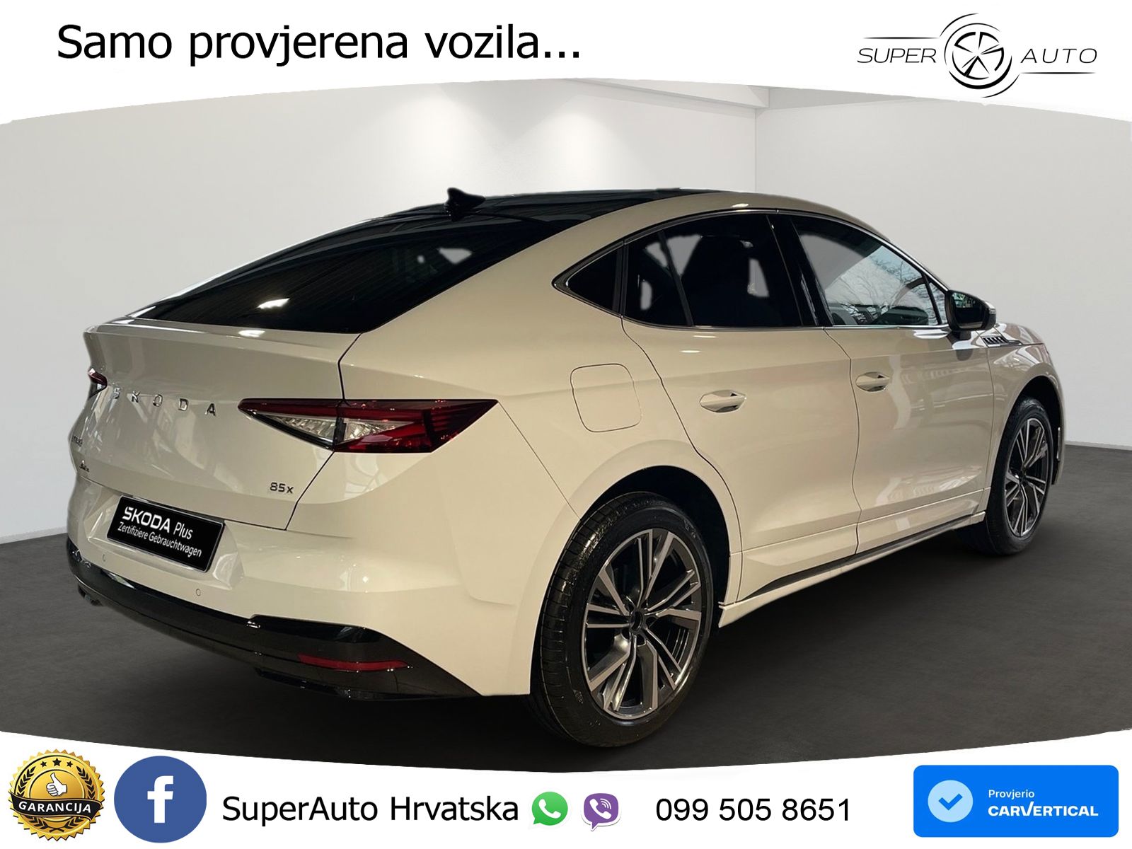 Škoda Enyaq Coupe 85x 82 kWh (286 KS) AWD Loft LED+GR SJED+ACC