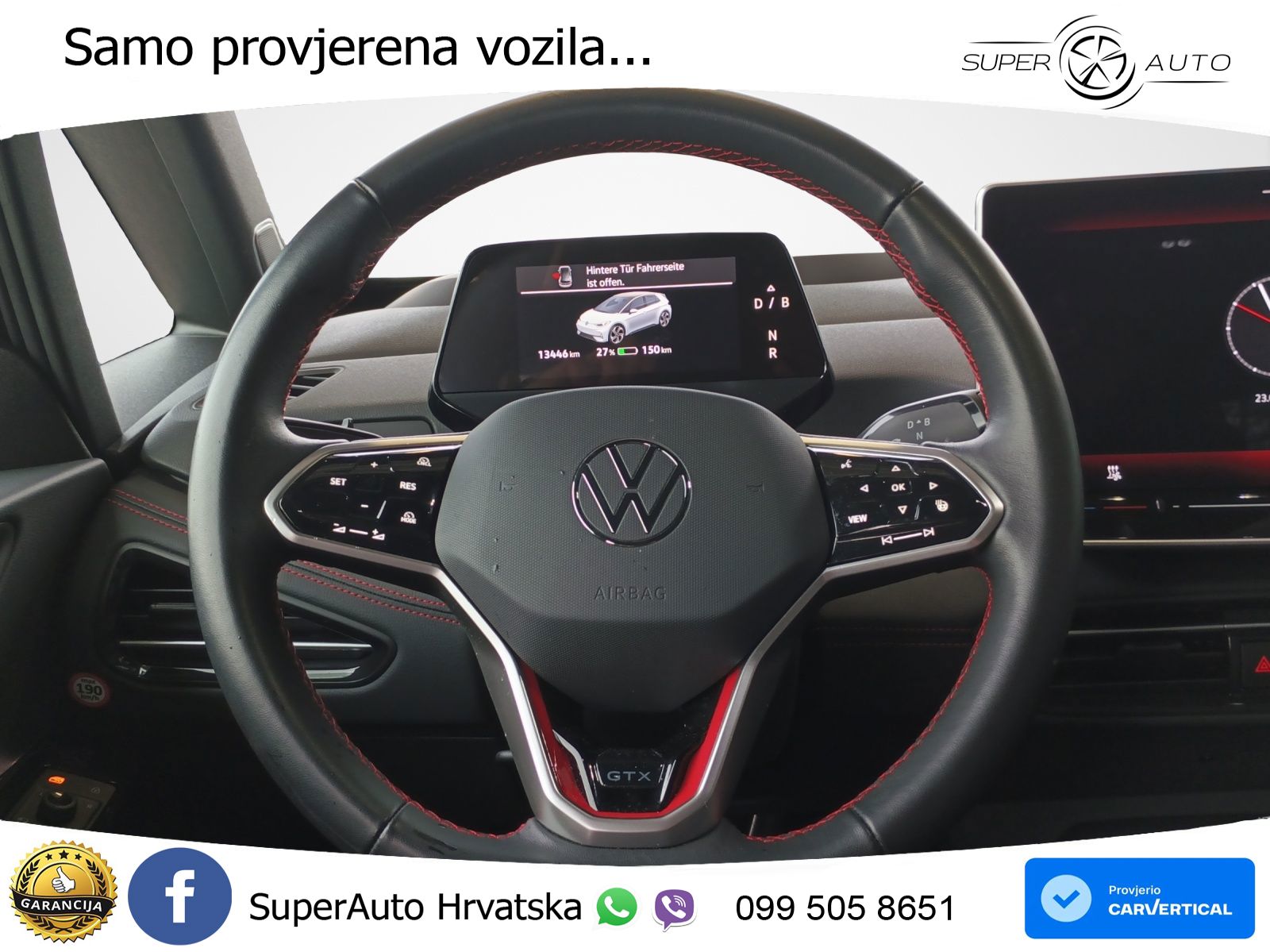 Volkswagen ID.3 GTX Performance 84 kWh (326 KS) LED+GR SJED+ACC