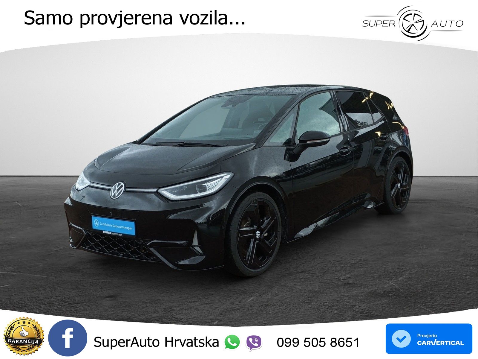 Volkswagen ID.3 GTX Performance 84 kWh (326 KS) LED+GR SJED+ACC