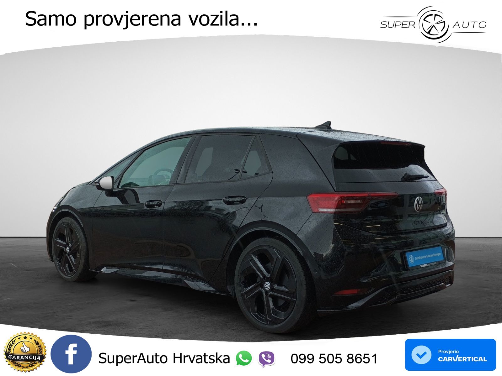 Volkswagen ID.3 GTX Performance 84 kWh (326 KS) LED+GR SJED+ACC