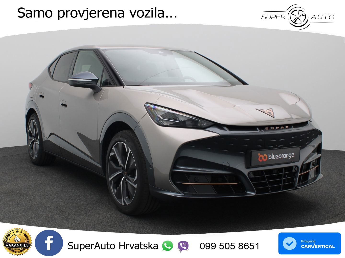 Cupra Tavascan 82 kWh (286 KS) LED+GR SJED+ACC