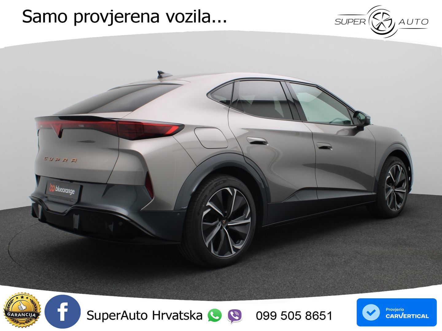 Cupra Tavascan 82 kWh (286 KS) LED+GR SJED+ACC