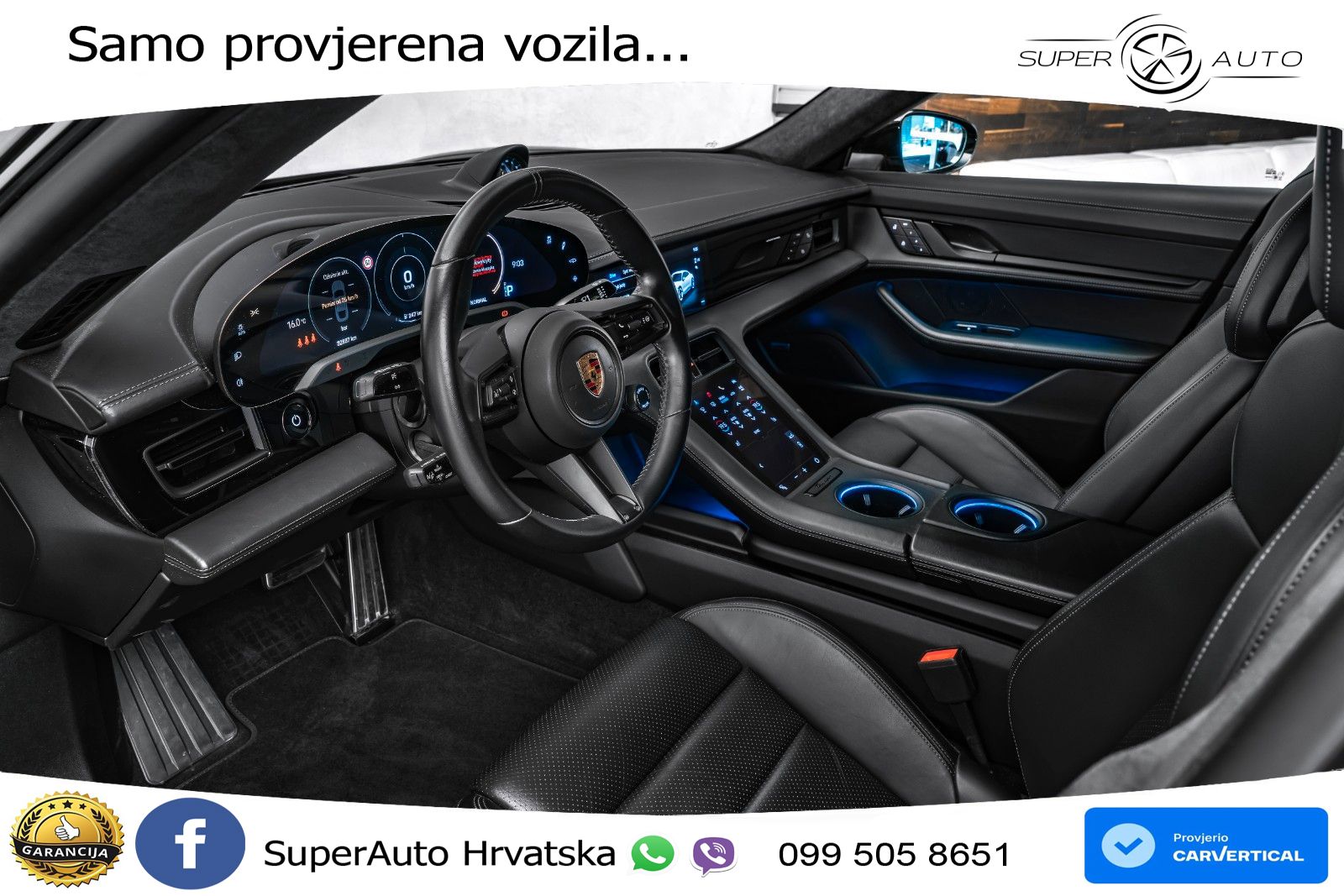 Porsche Taycan GTS Performance Plus 93.4 kWh (598 KS)