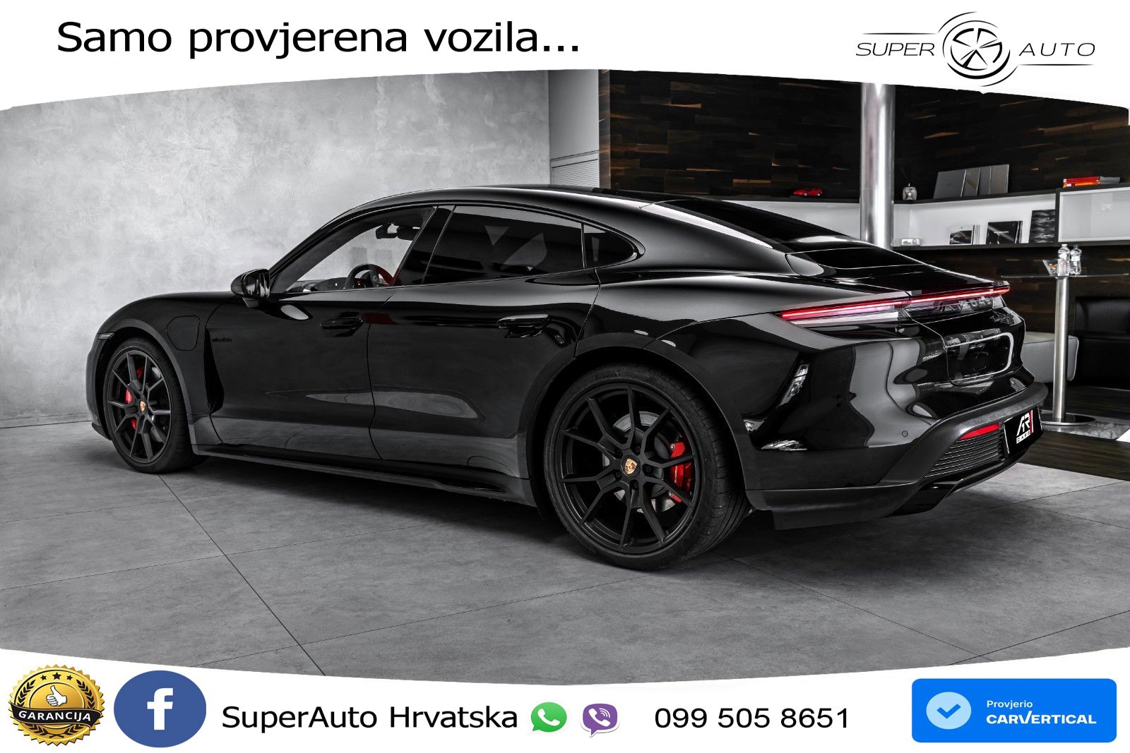 Porsche Taycan GTS Performance Plus 93.4 kWh (598 KS)
