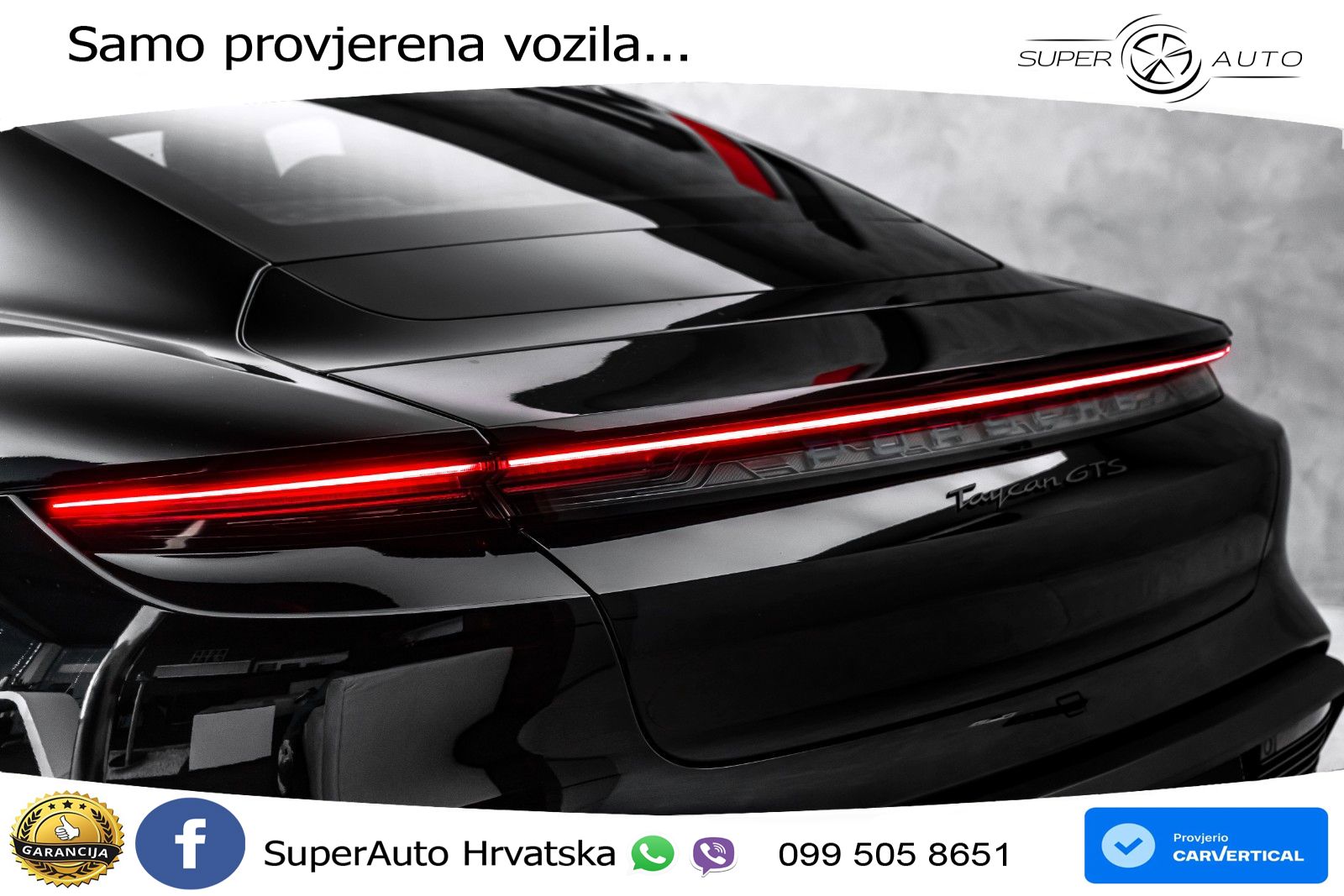 Porsche Taycan GTS Performance Plus 93.4 kWh (598 KS)