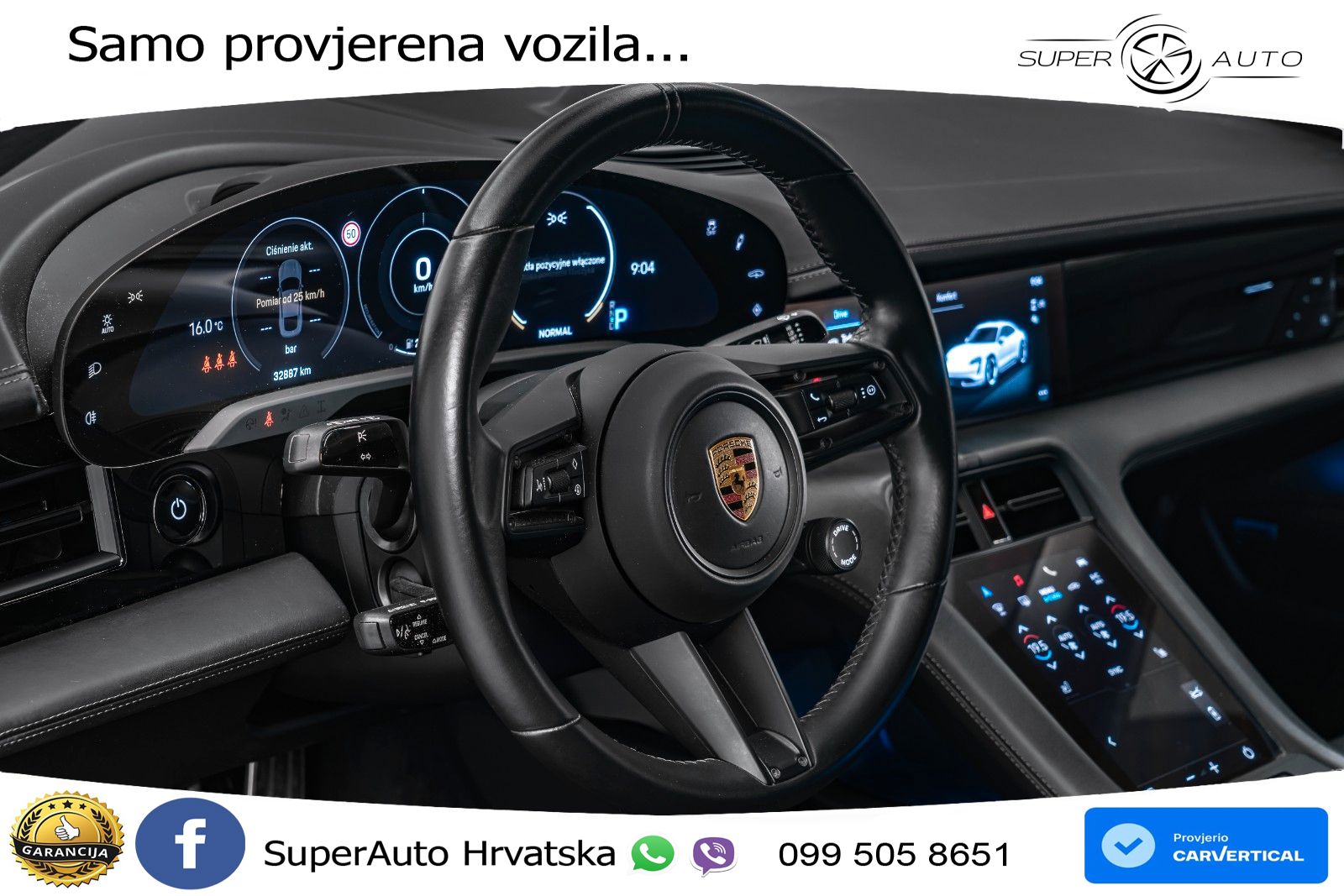 Porsche Taycan GTS Performance Plus 93.4 kWh (598 KS)