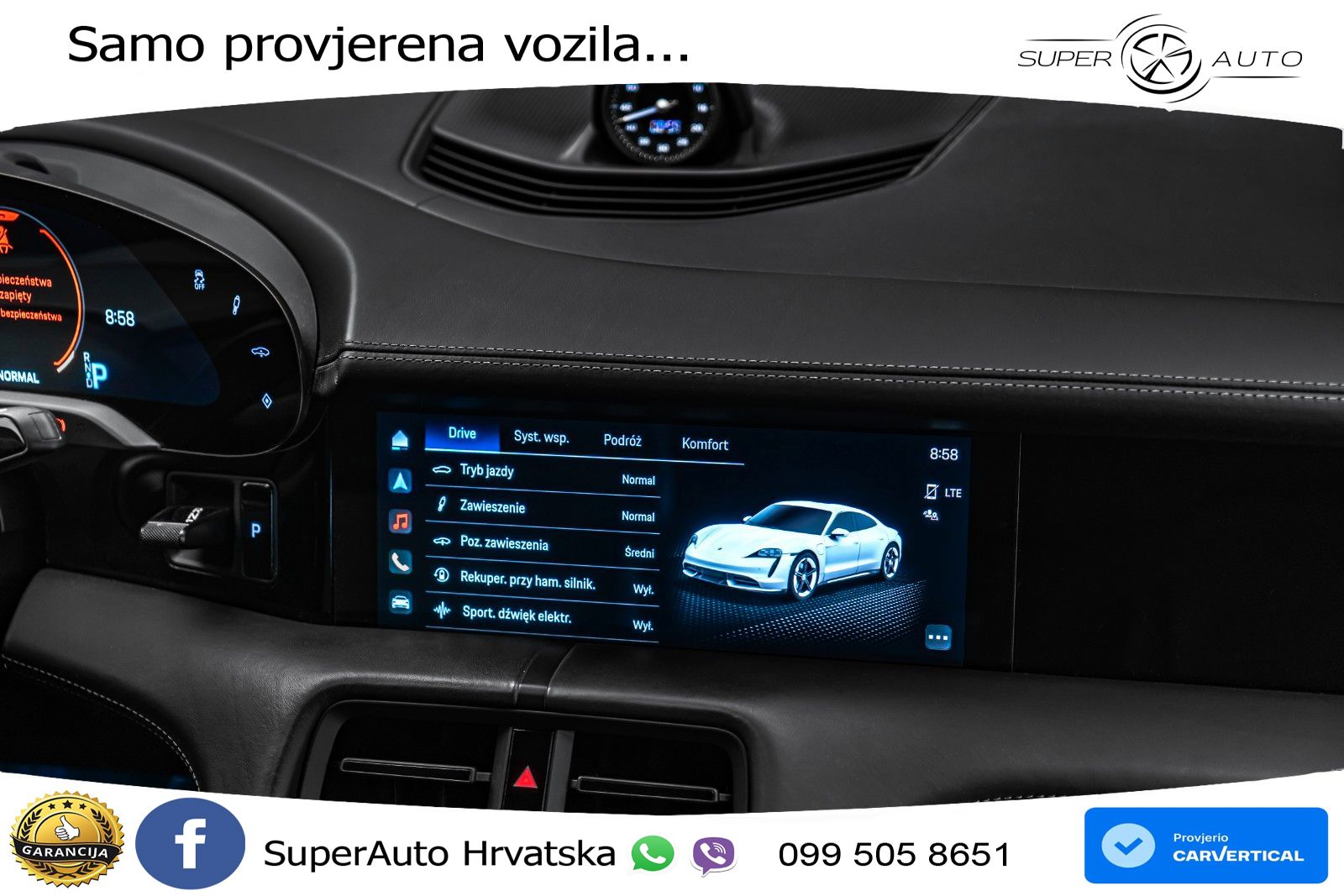 Porsche Taycan GTS Performance Plus 93.4 kWh (598 KS)