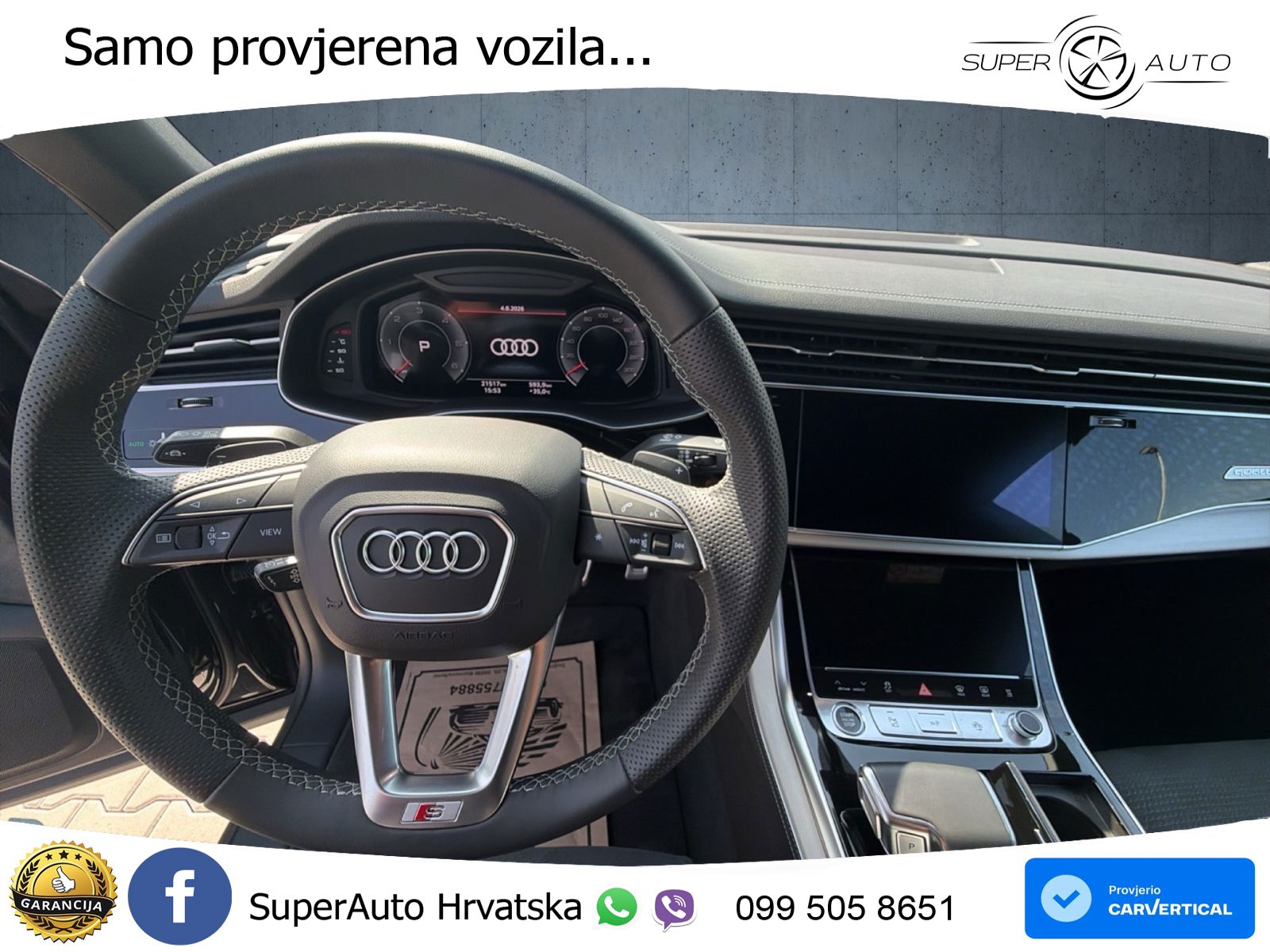 Audi Q8 50 TDI V6 (286 KS) quattro Tiptronic