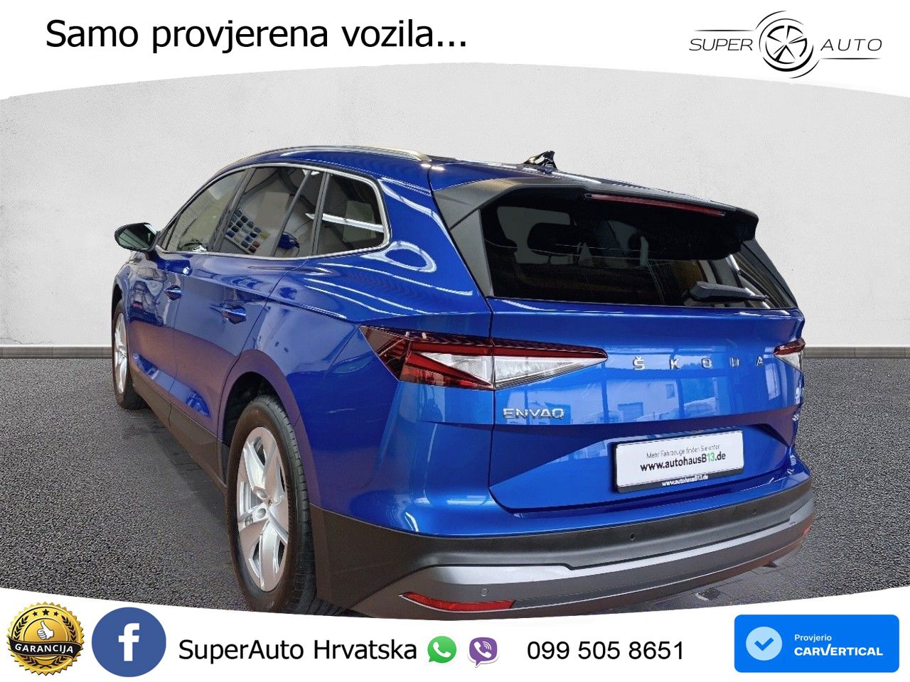Škoda Enyaq iV 80 82 kWh (204 KS) LED+GR SJED+ACC
