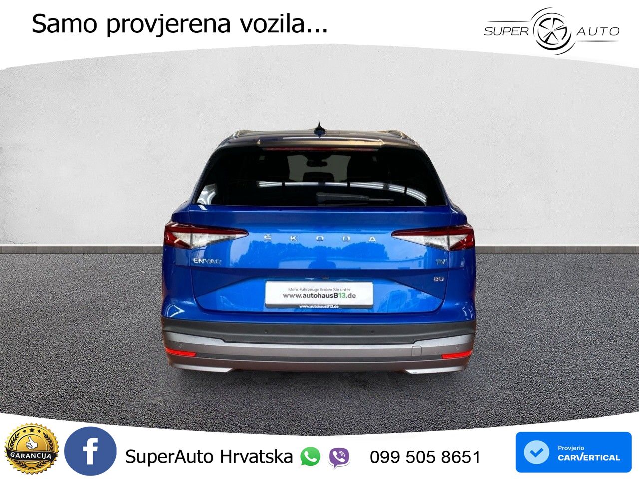 Škoda Enyaq iV 80 82 kWh (204 KS) LED+GR SJED+ACC