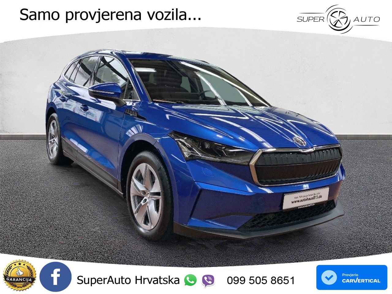 Škoda Enyaq iV 80 82 kWh (204 KS) LED+GR SJED+ACC