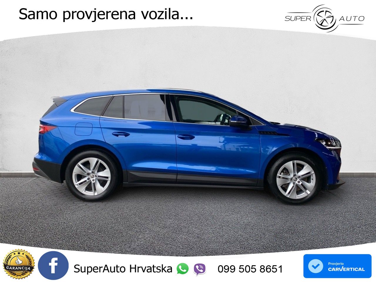 Škoda Enyaq iV 80 82 kWh (204 KS) LED+GR SJED+ACC