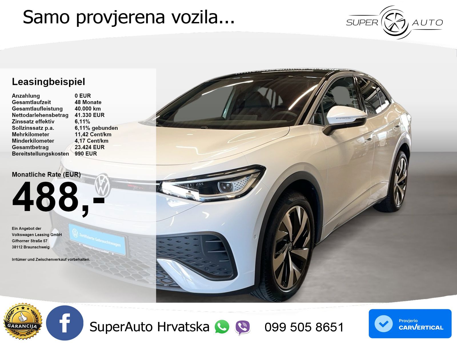Volkswagen ID.5 Pro 82 kWh (286 KS)