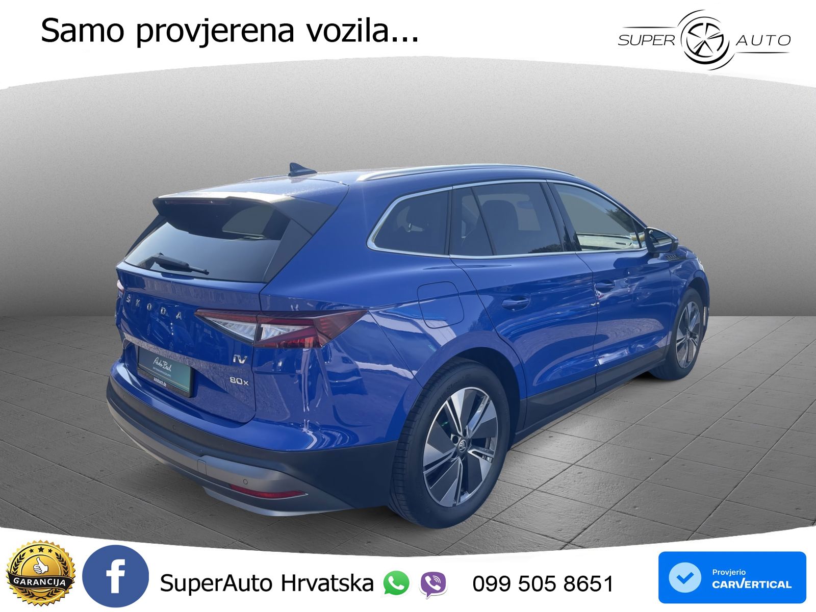 Škoda Enyaq iV 80x 82 kWh (265 KS) AWD