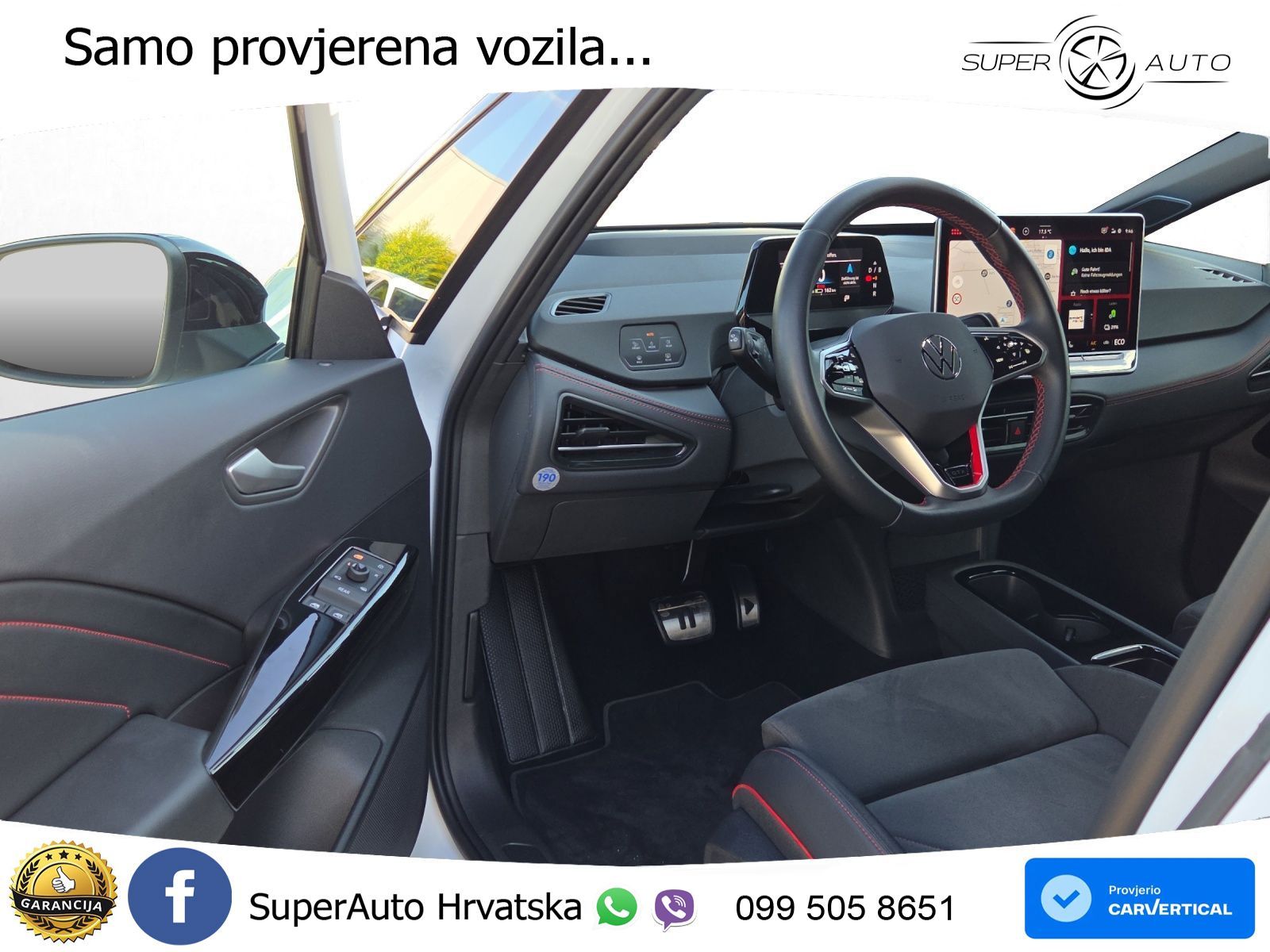 Volkswagen ID.3 GTX Performance 84 kWh (326 KS) LED+GR SJED+ACC