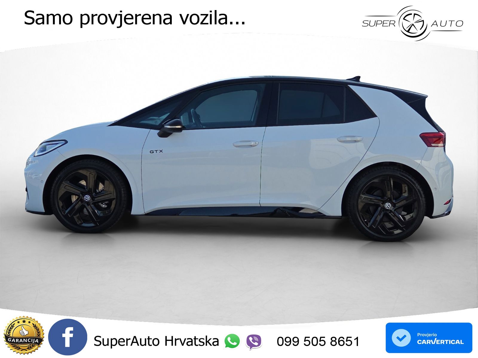 Volkswagen ID.3 GTX Performance 84 kWh (326 KS) LED+GR SJED+ACC