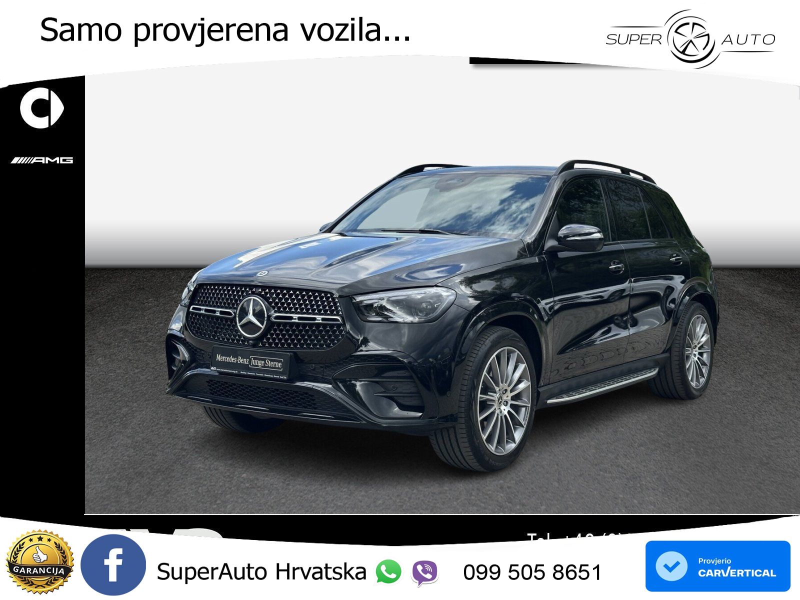 Mercedes GLE 450d (367 KS) EQ Boost 4MATIC 9G-TRONIC AMG LED+GR SJED+ACC