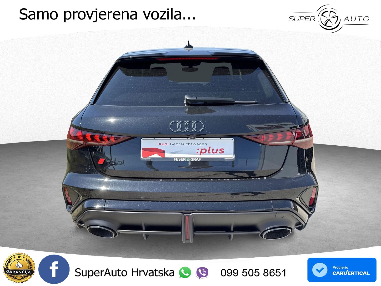 Audi RS3 Sedan 2.5 TFSI (400 KS) quattro S tronic LED+GR SJED+ACC