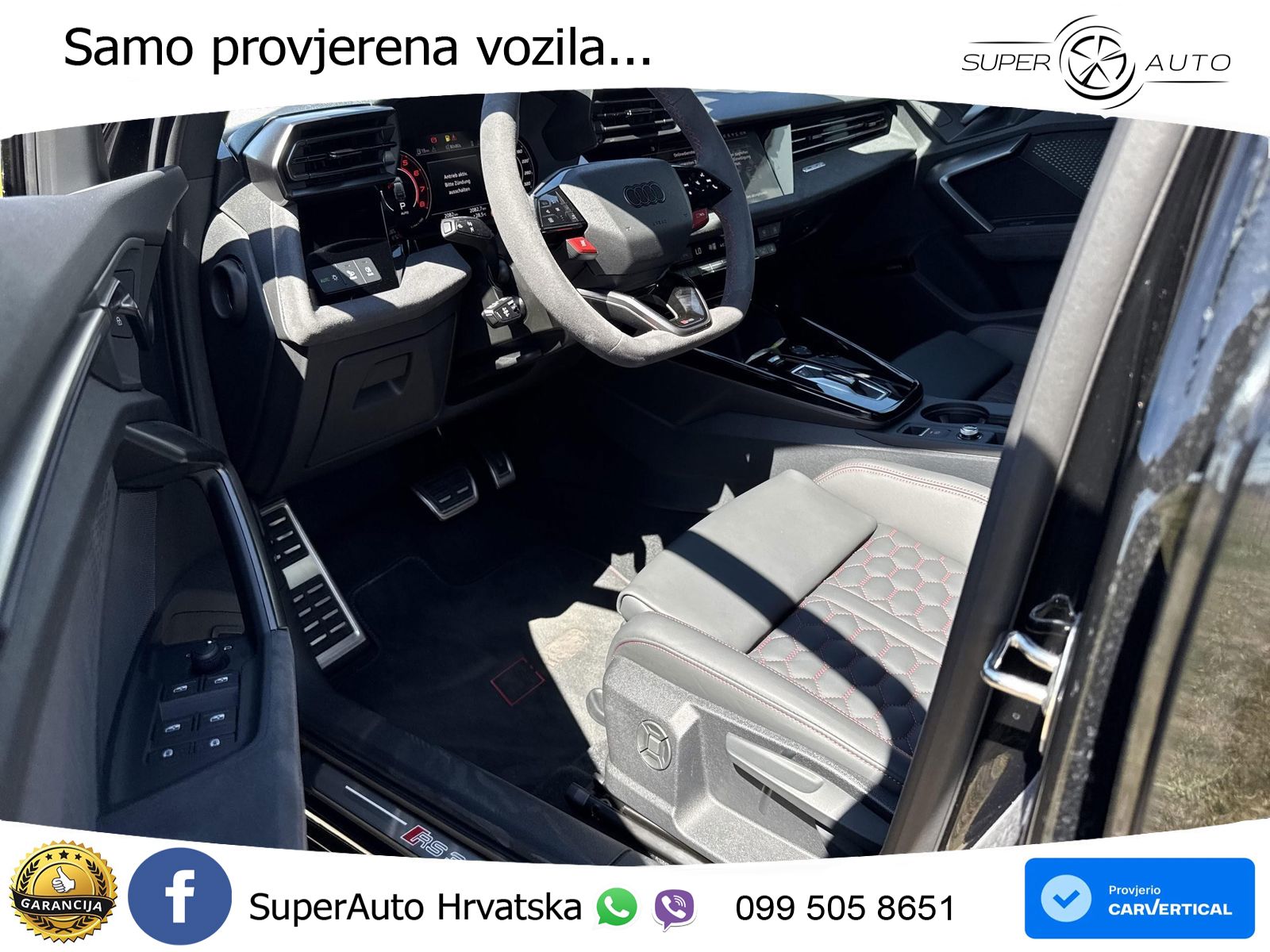 Audi RS3 Sedan 2.5 TFSI (400 KS) quattro S tronic LED+GR SJED+ACC