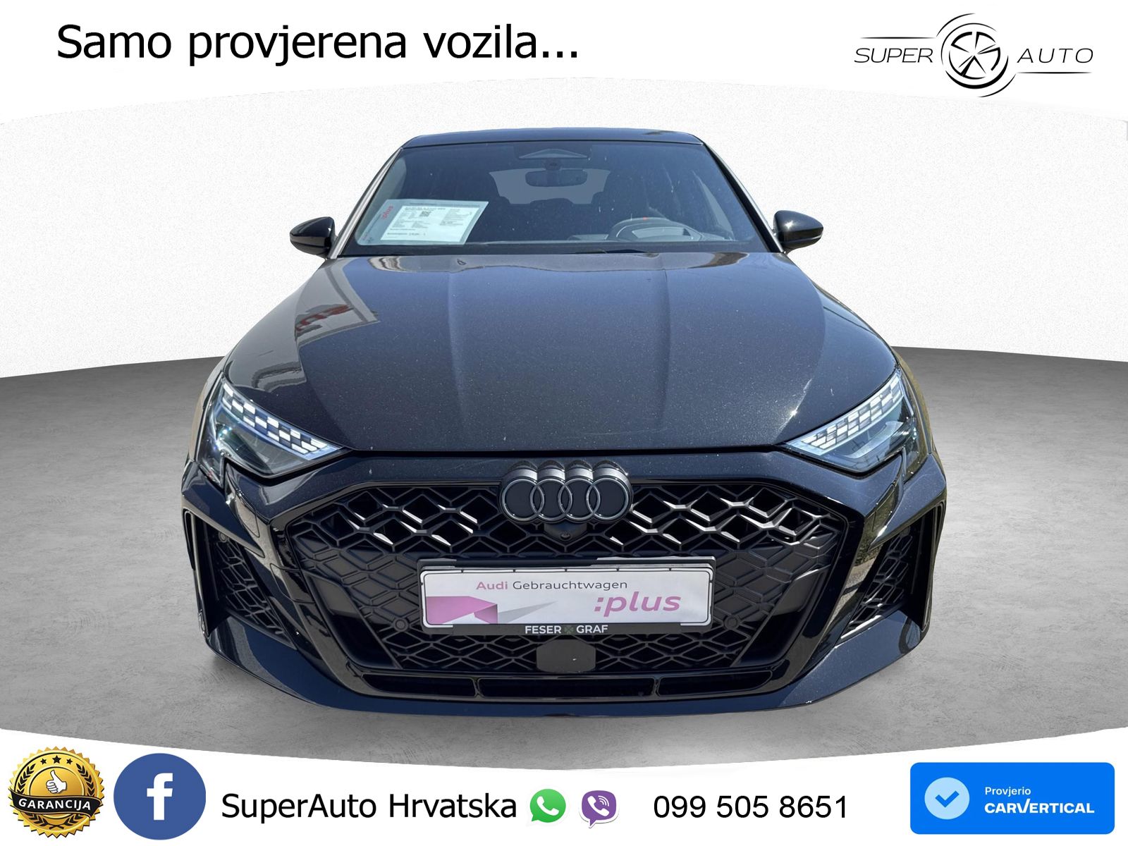 Audi RS3 Sedan 2.5 TFSI (400 KS) quattro S tronic LED+GR SJED+ACC