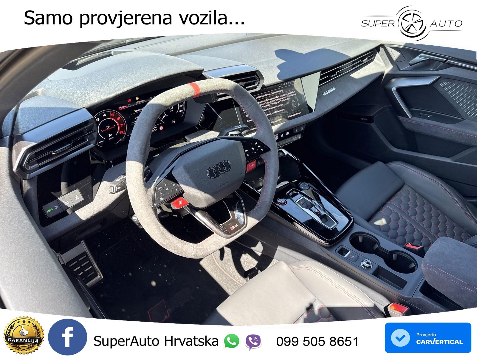 Audi RS3 Sedan 2.5 TFSI (400 KS) quattro S tronic LED+GR SJED+ACC