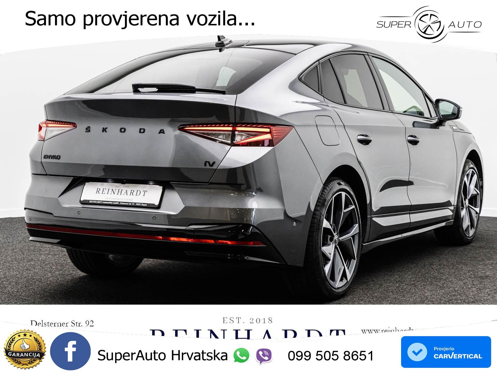 Škoda Enyaq Coupe iV RS 82 kWh (299 KS) AWD Lounge LED+GR SJED+ACC
