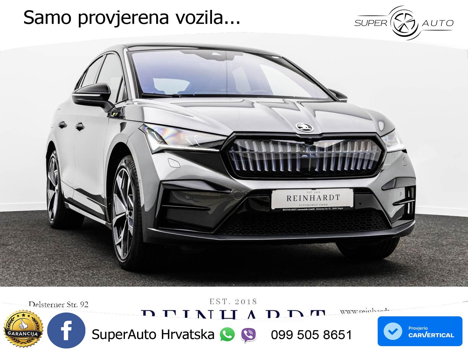 Škoda Enyaq Coupe iV RS 82 kWh (299 KS) AWD Lounge LED+GR SJED+ACC