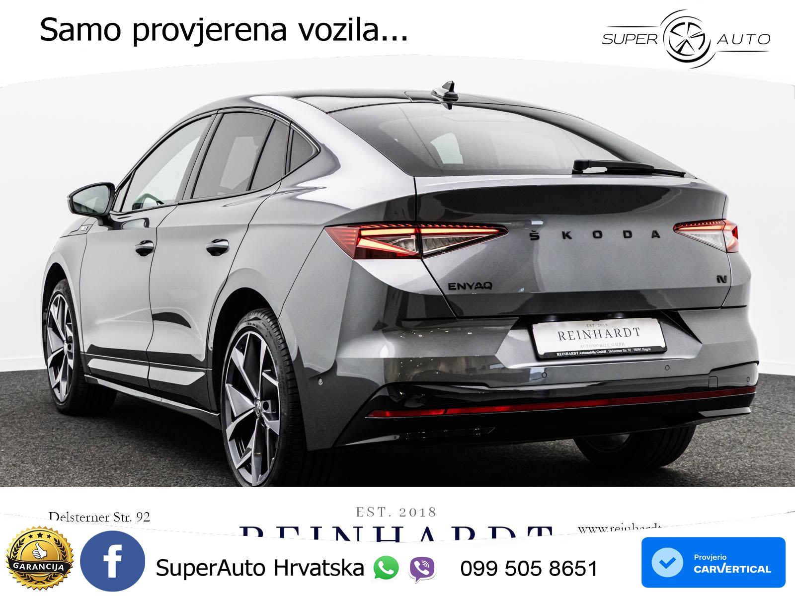 Škoda Enyaq Coupe iV RS 82 kWh (299 KS) AWD Lounge LED+GR SJED+ACC
