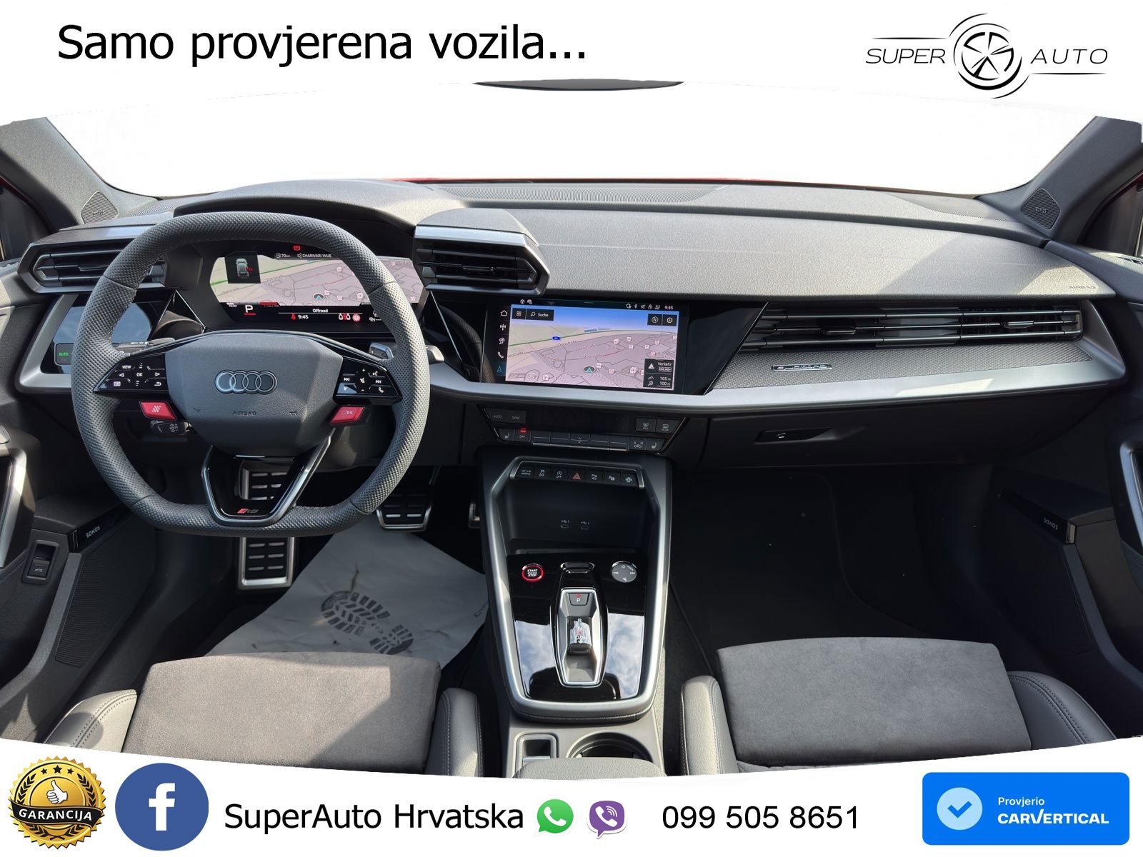 Audi RS3 Sedan 2.5 TFSI (400 KS) quattro S tronic LED+GR SJED+ACC