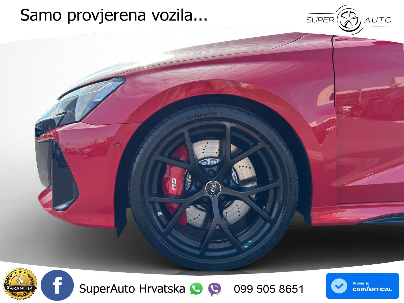 Audi RS3 Sedan 2.5 TFSI (400 KS) quattro S tronic LED+GR SJED+ACC