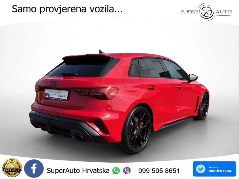 Audi RS3 Sedan 2.5 TFSI (400 KS) quattro S tronic LED+GR SJED+ACC