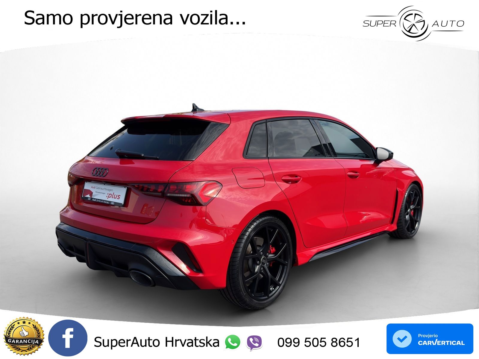 Audi RS3 Sedan 2.5 TFSI (400 KS) quattro S tronic LED+GR SJED+ACC