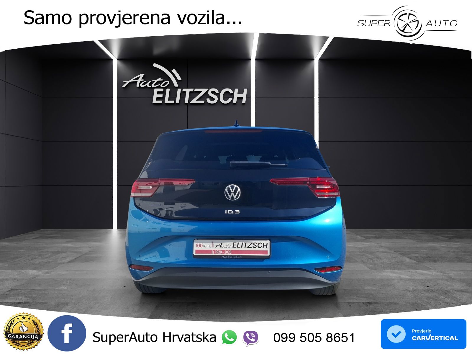 Volkswagen ID.3 Pro 62 kWh (204 KS) LED+GR SJED+ACC