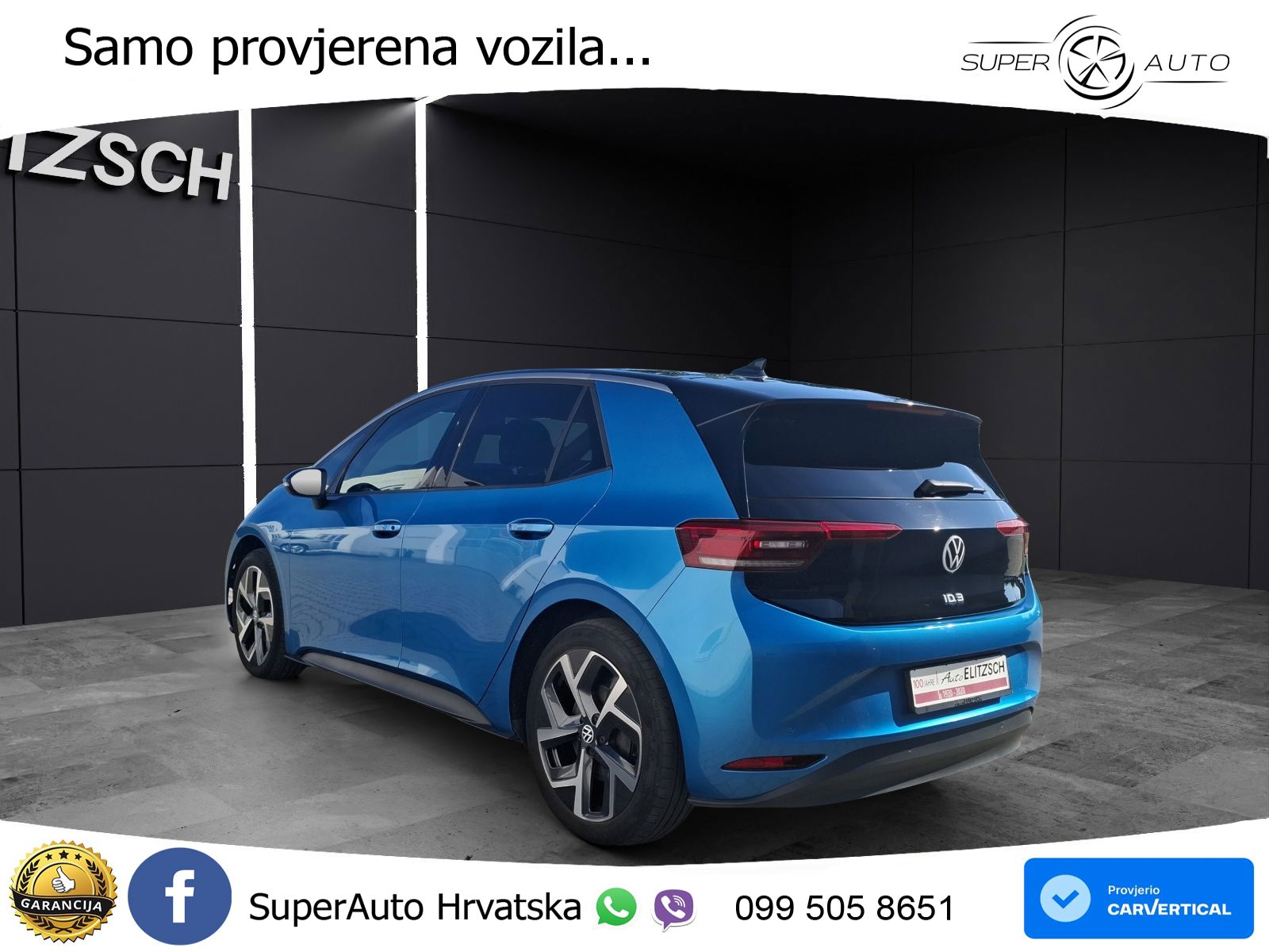 Volkswagen ID.3 Pro 62 kWh (204 KS) LED+GR SJED+ACC