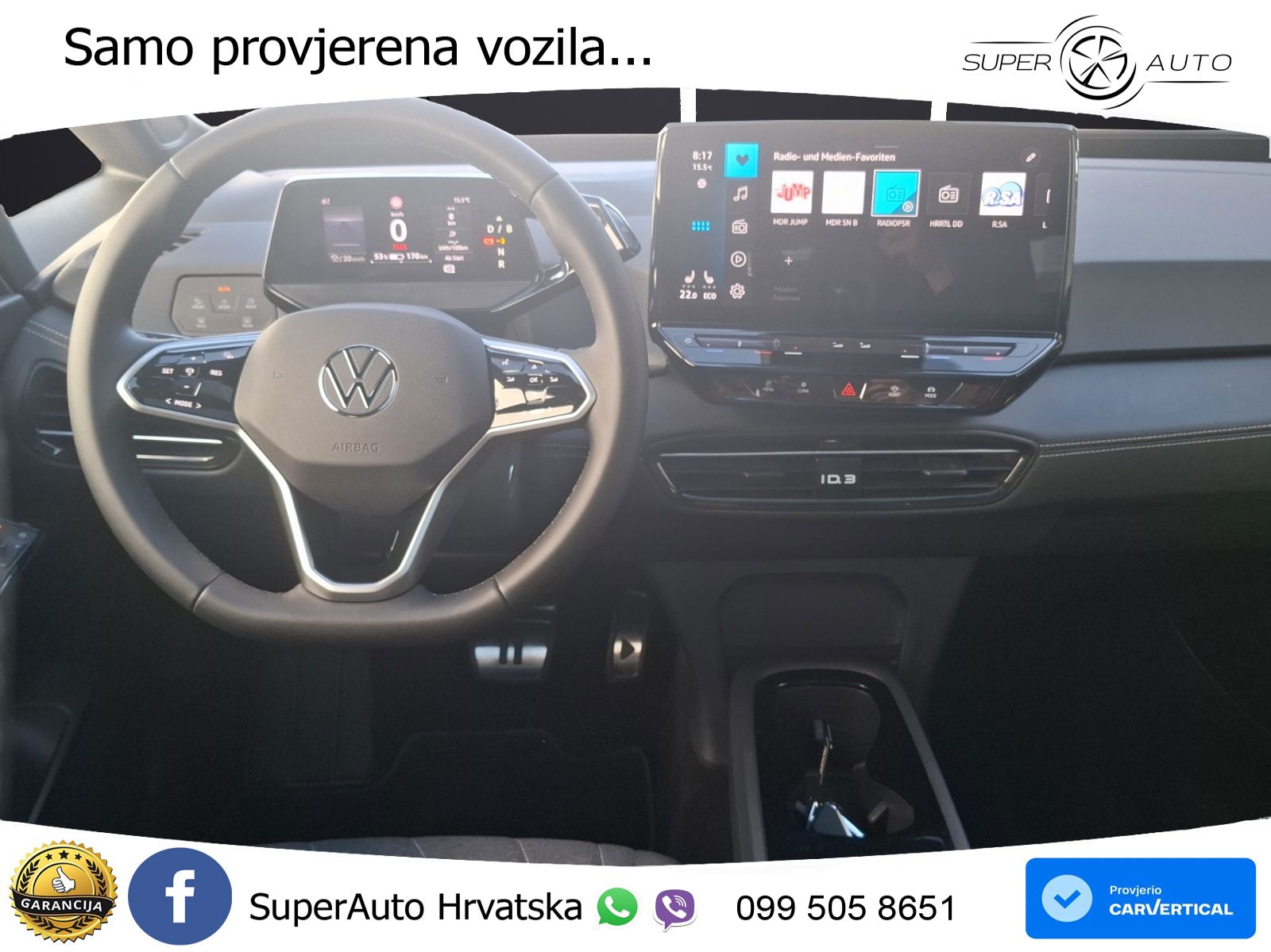 Volkswagen ID.3 Pro 62 kWh (204 KS) LED+GR SJED+ACC