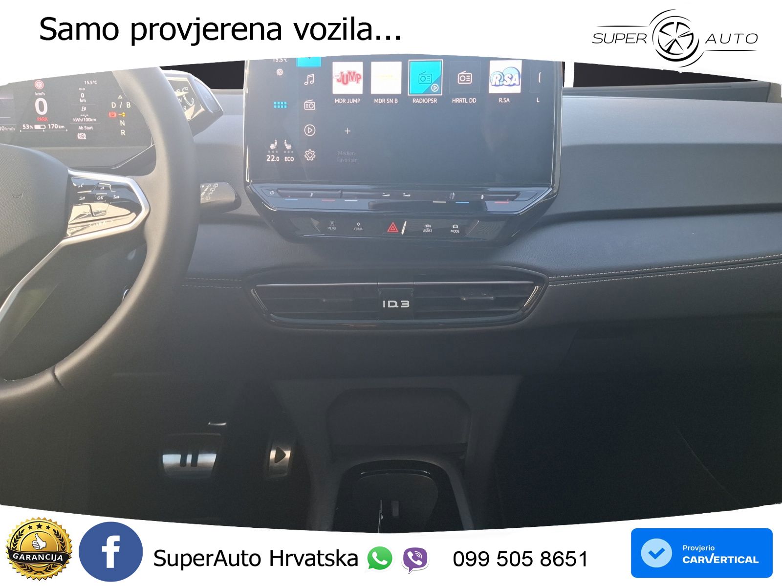 Volkswagen ID.3 Pro 62 kWh (204 KS) LED+GR SJED+ACC