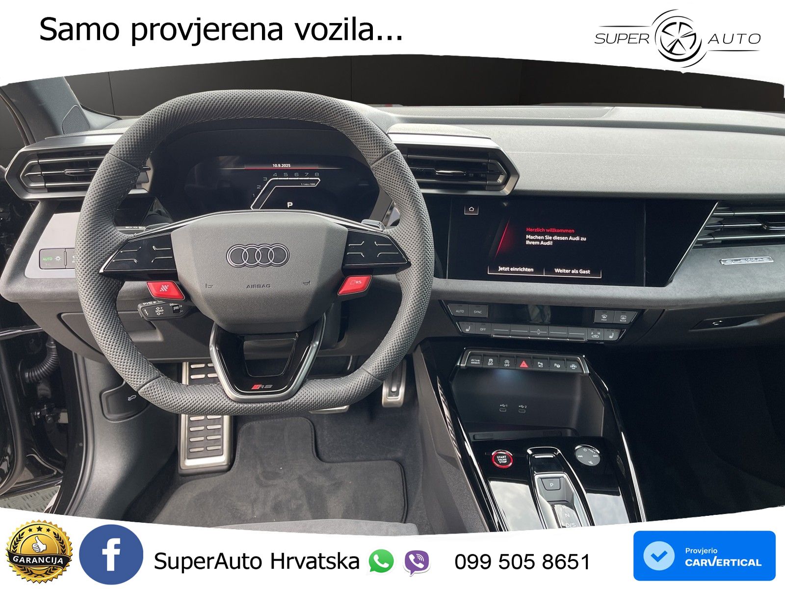Audi RS3 Sedan 2.5 TFSI (400 KS) quattro S tronic LED+GR SJED+ACC