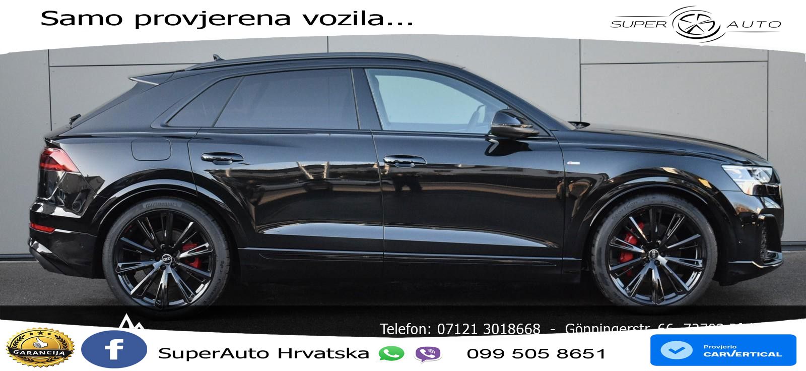 Audi Q8 50 TDI V6 (286 KS) quattro Tiptronic
