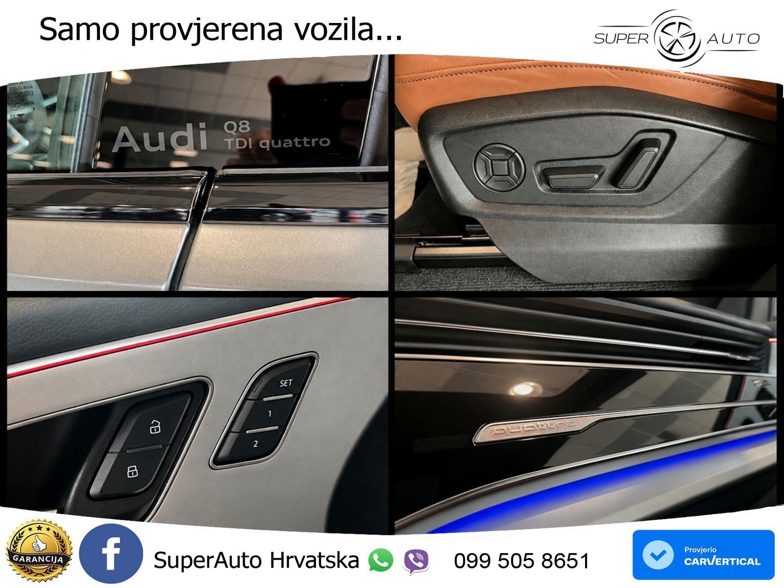 Audi Q8 50 TDI V6 (286 KS) quattro Tiptronic