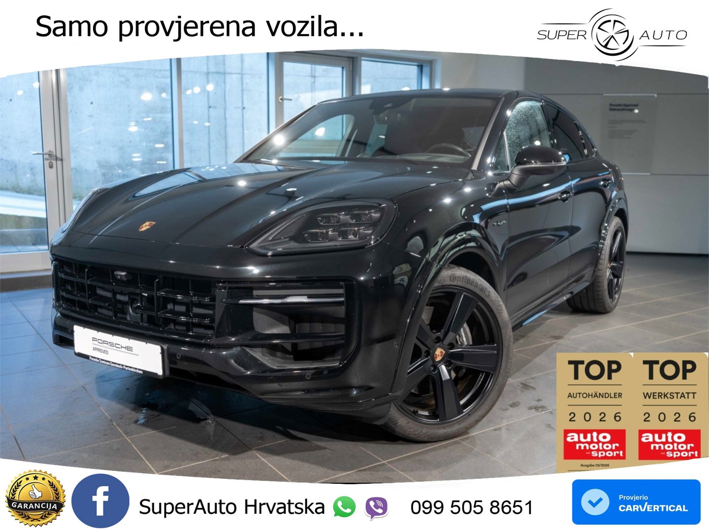 Porsche Cayenne Coupe 3.0 V6 (470 KS) E-Hybrid Tiptronic S
