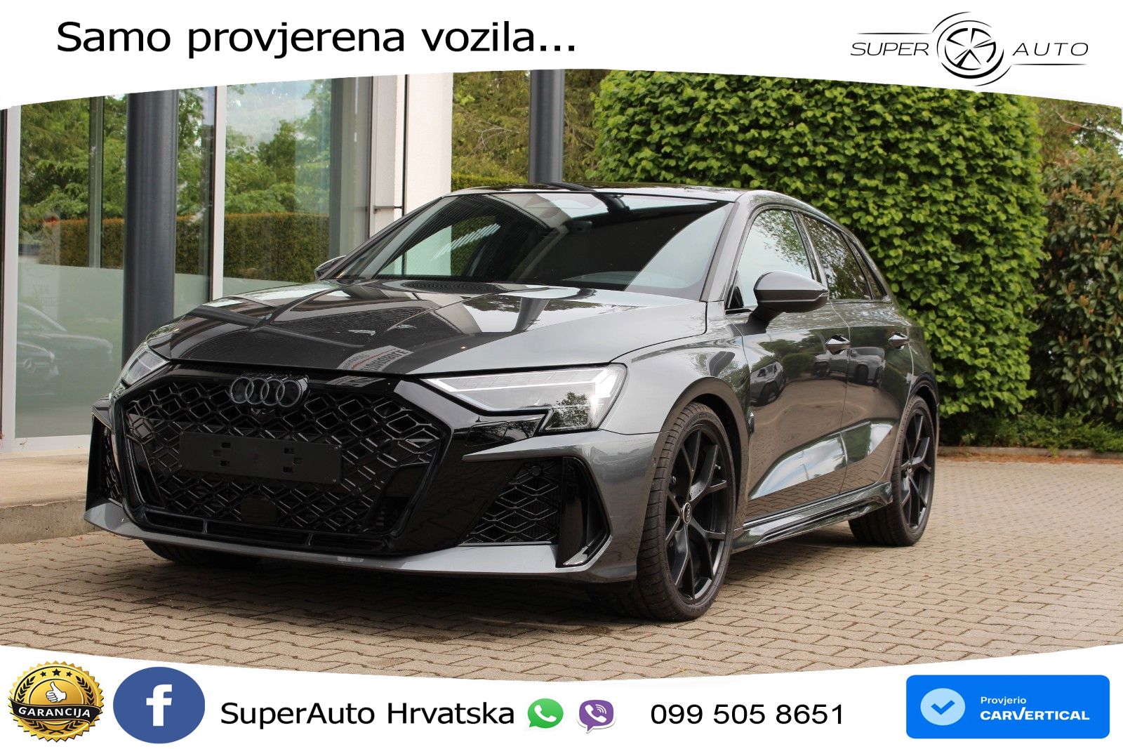 Audi RS3 Sportback 2.5 TFSI (400 KS) quattro S tronic LED+GR SJED+ACC