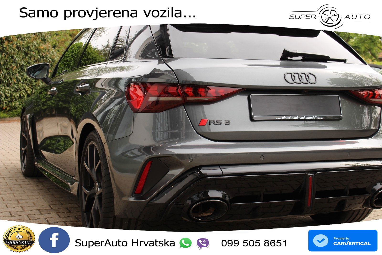 Audi RS3 Sportback 2.5 TFSI (400 KS) quattro S tronic LED+GR SJED+ACC