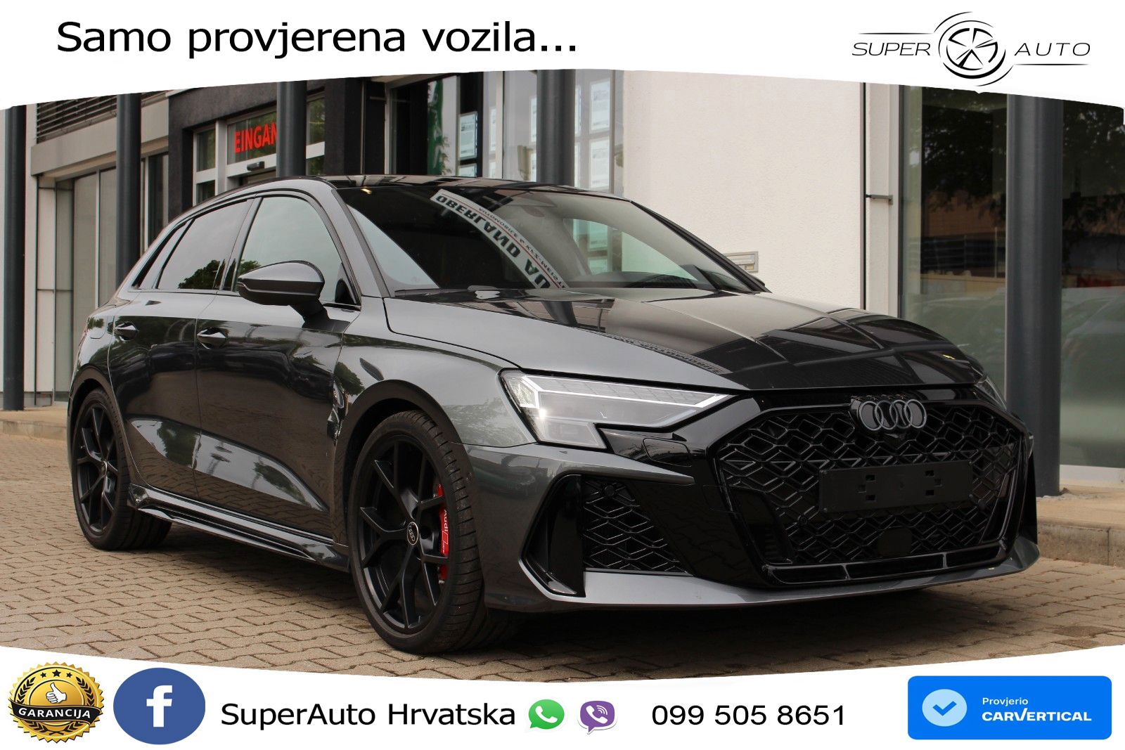 Audi RS3 Sportback 2.5 TFSI (400 KS) quattro S tronic LED+GR SJED+ACC