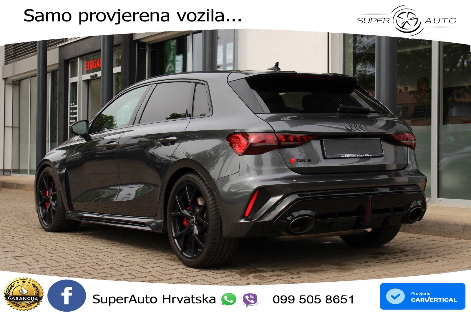 Audi RS3 Sportback 2.5 TFSI (400 KS) quattro S tronic LED+GR SJED+ACC