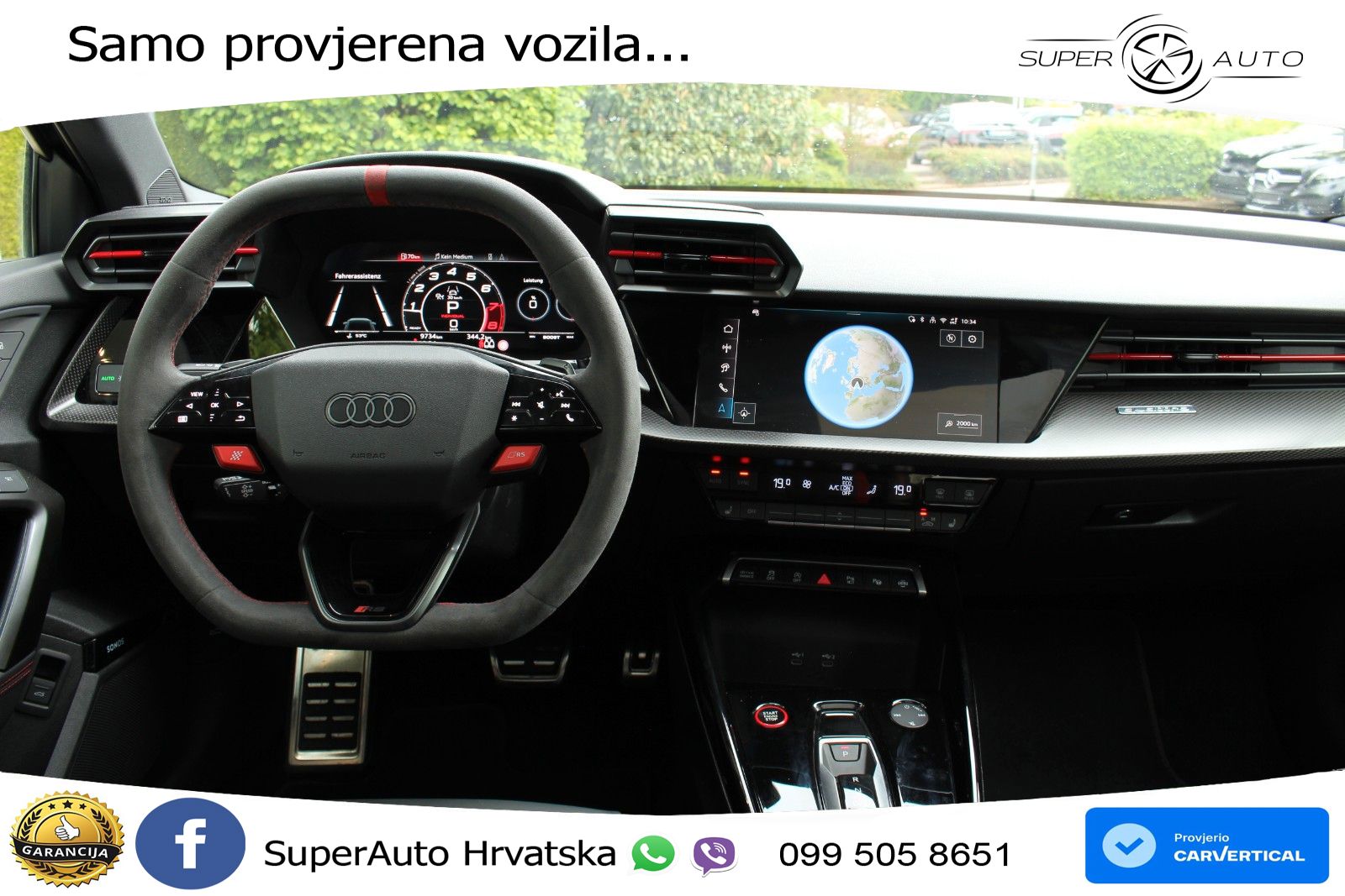 Audi RS3 Sportback 2.5 TFSI (400 KS) quattro S tronic LED+GR SJED+ACC