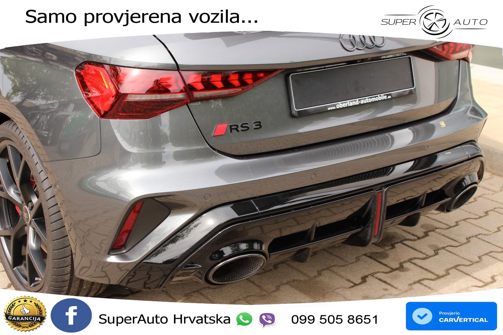 Audi RS3 Sportback 2.5 TFSI (400 KS) quattro S tronic LED+GR SJED+ACC