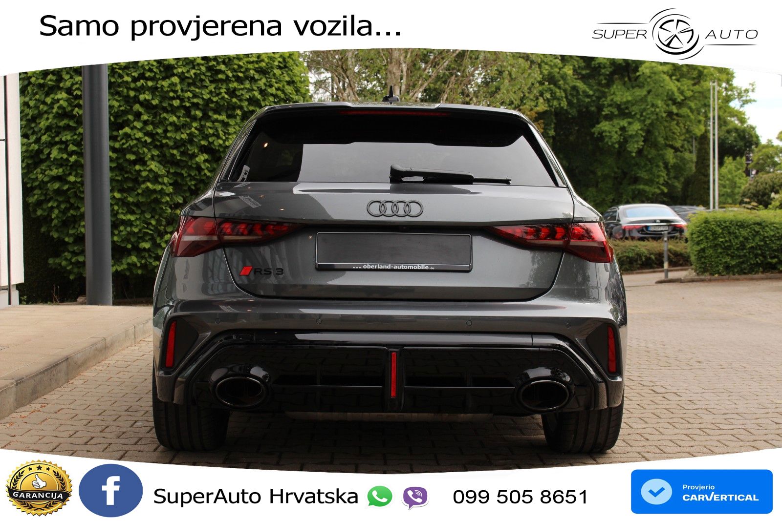 Audi RS3 Sportback 2.5 TFSI (400 KS) quattro S tronic LED+GR SJED+ACC