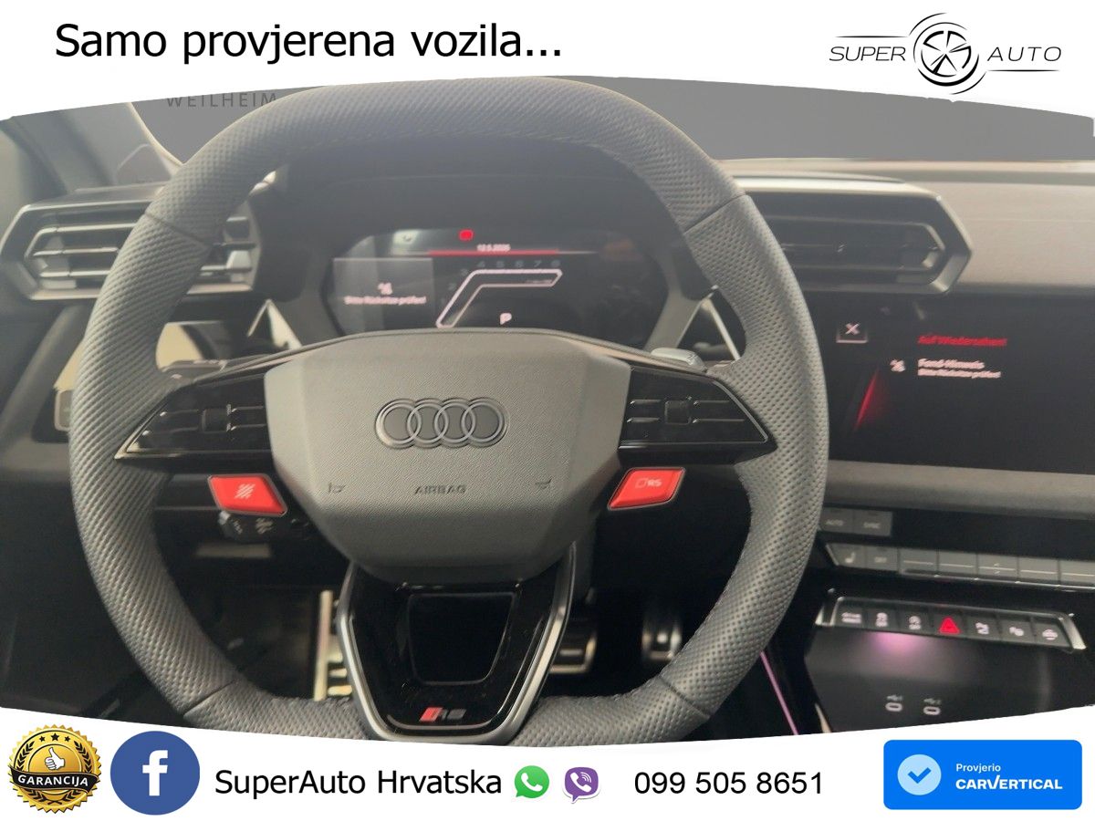Audi RS3 Sedan 2.5 TFSI (400 KS) quattro S tronic LED+GR SJED+ACC
