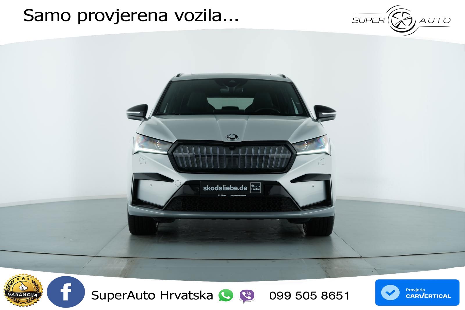 Škoda Enyaq iV 80x 82 kWh (265 KS) AWD SportLine LED+GR SJED+ACC