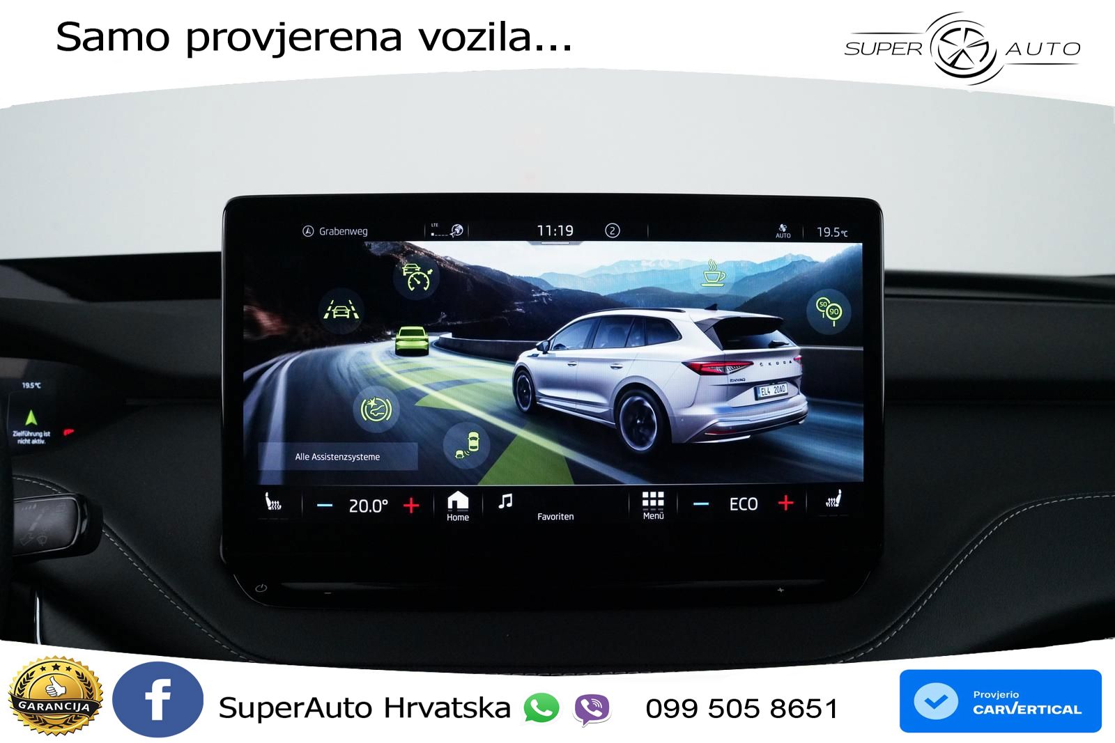 Škoda Enyaq iV 80x 82 kWh (265 KS) AWD SportLine LED+GR SJED+ACC